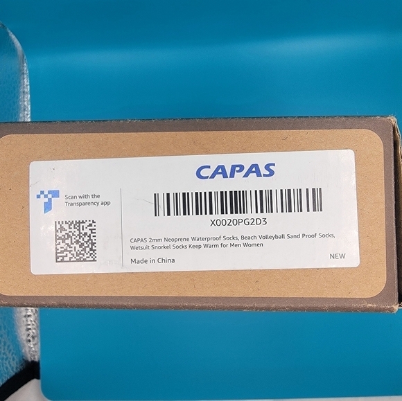 XL CAPAS 2mm Neoprene Water Socks, Beach Volleyball Sand Proof Socks, Diving - Picture 7 of 9